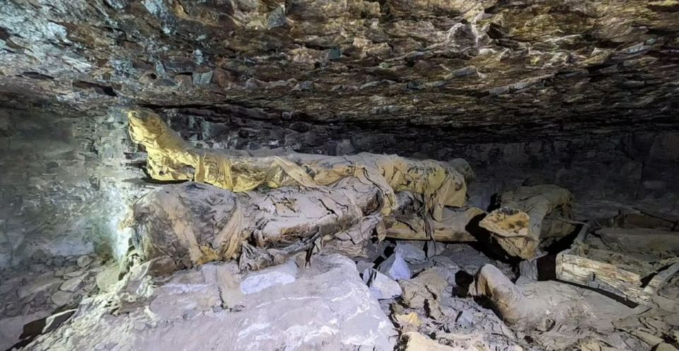 The massive ancient burial site has been dubbed 'The City of the Dead'