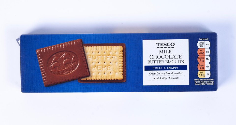 Tesco offer well sized snacks