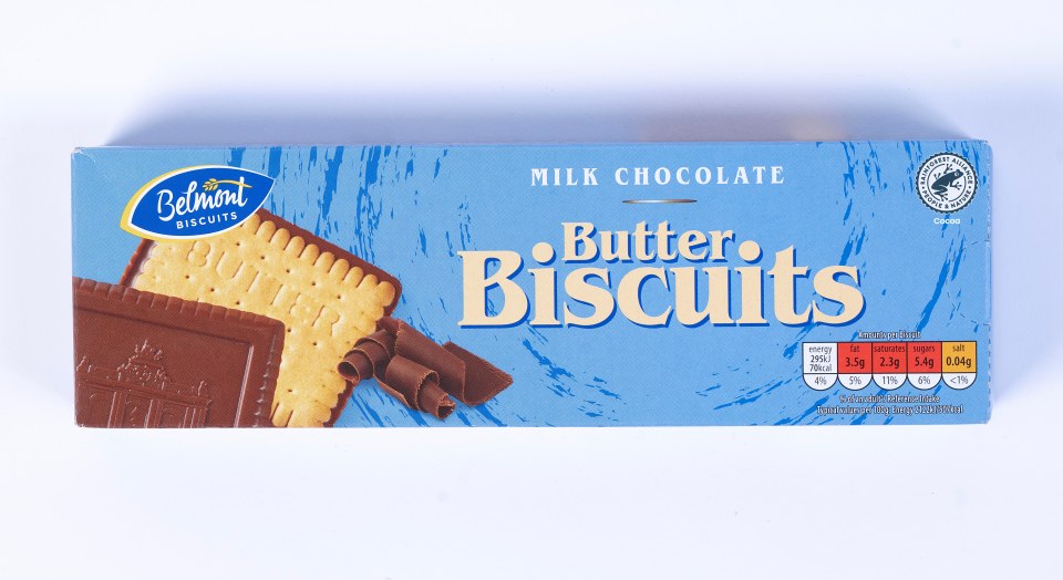 Aldi's butter biscuits were flavourful but could have been a bit richer