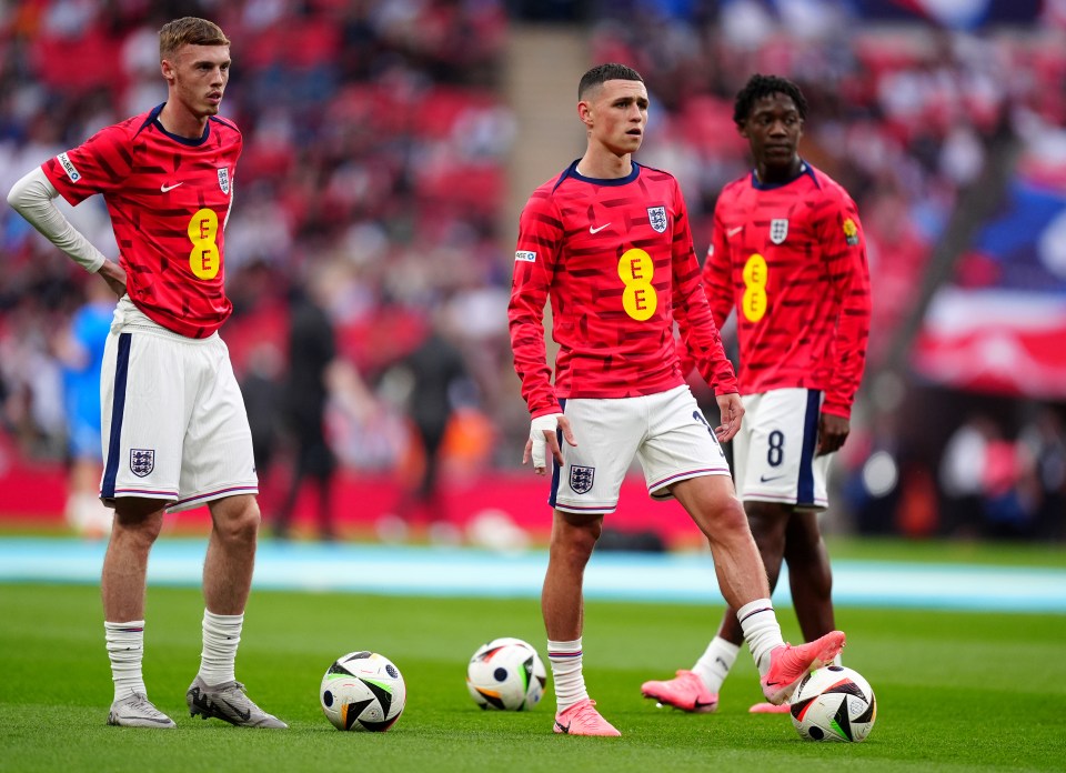 Cole Palmer and Phil Foden are close from their days together at Manchester City