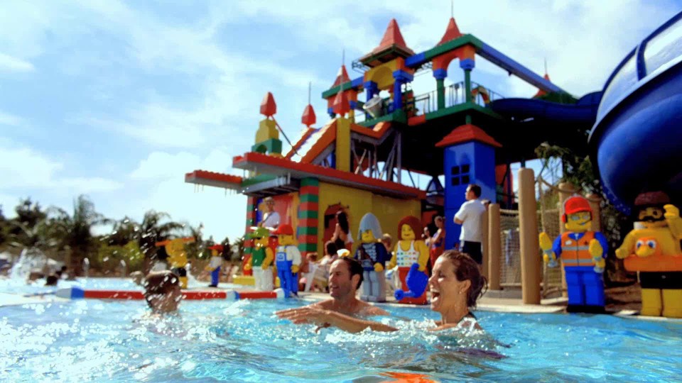 Legoland Water Park is located inside Gardaland theme park