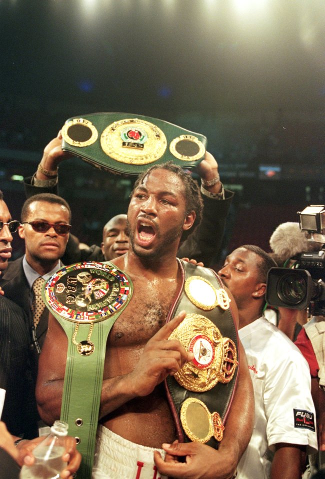 Former undisputed heavyweight champion Lennox Lewis also wants a crack at The Problem Child