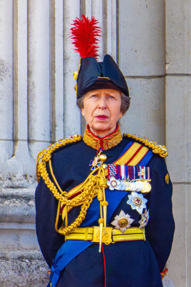 a woman in a military uniform with a red feather on her hat