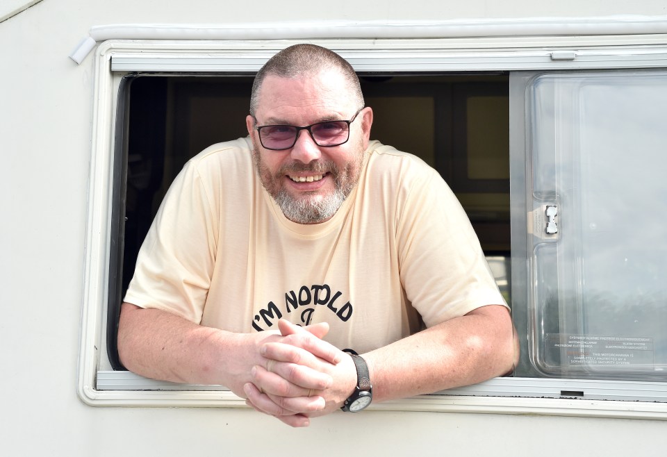 Lance Sewter lives in his van called Wandering Walter after selling his house and giving up his job