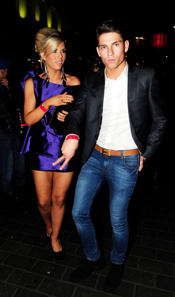 Joey leaves the Towie series three wrap party at a London club in 2011