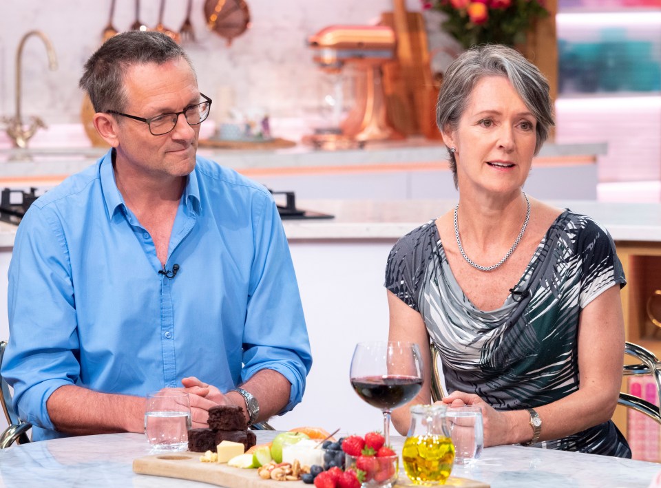 Michael with wife Clare on This Morning