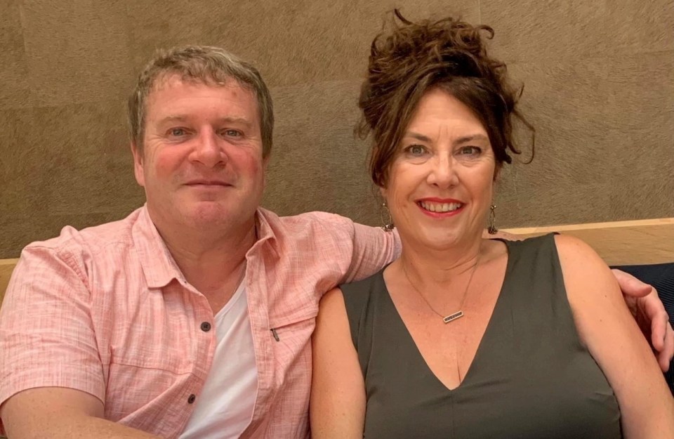 Husband Mark rushed Louise to the hospital after her foot turned purple