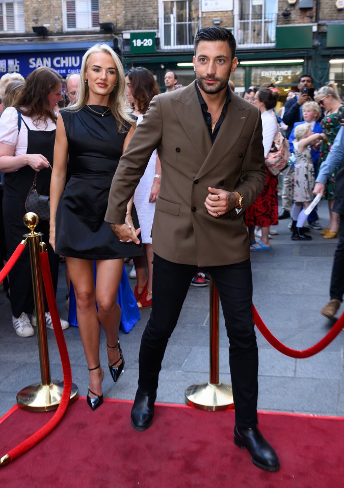 Giovanni Pernice has blocked the release of video tapes of his Strictly rehearsals with Amanda Abbington, pictured with model partner Molly Brown