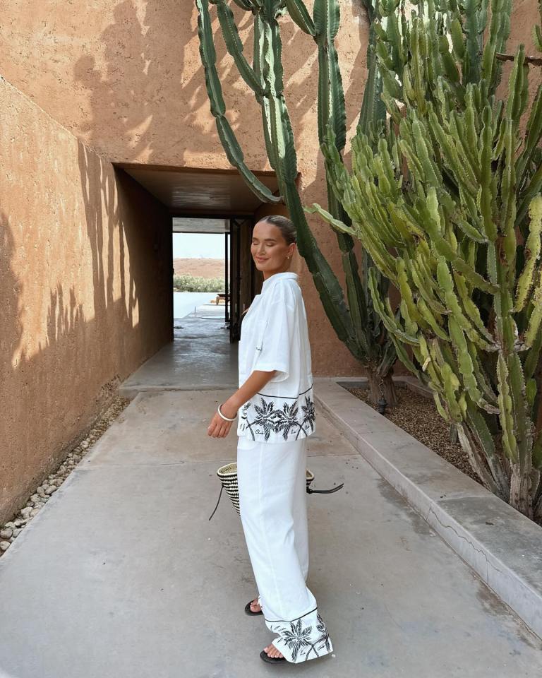 The star shared some snaps from her trip to Morocco