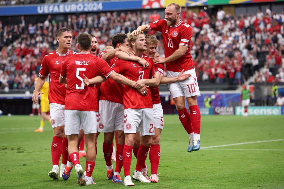 Denmark finished second in Group C despite three draws