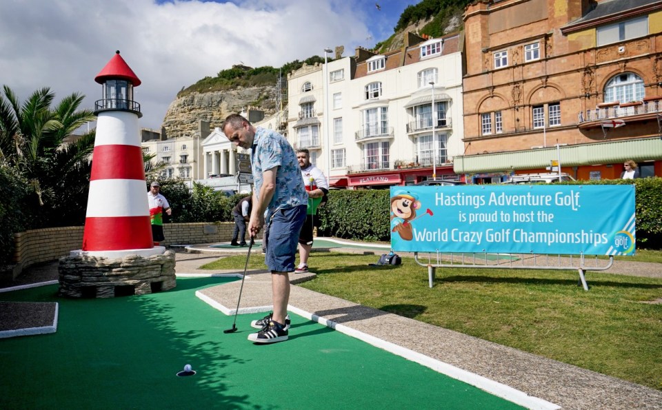 The 21st World Crazy Golf Championship is taking place at Hastings Adventure Golf this weekend