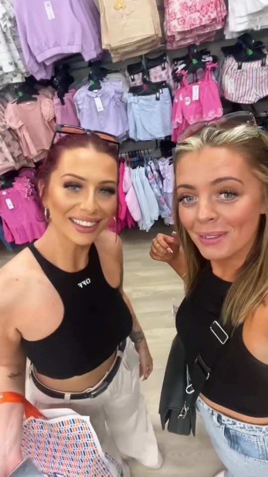 Freya Harvey hit Poundland with sister Eden to have a look at some of the kids' clothes on offer