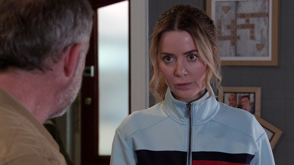 Abi tells her husband she needs to get away for a bit after the ordeal