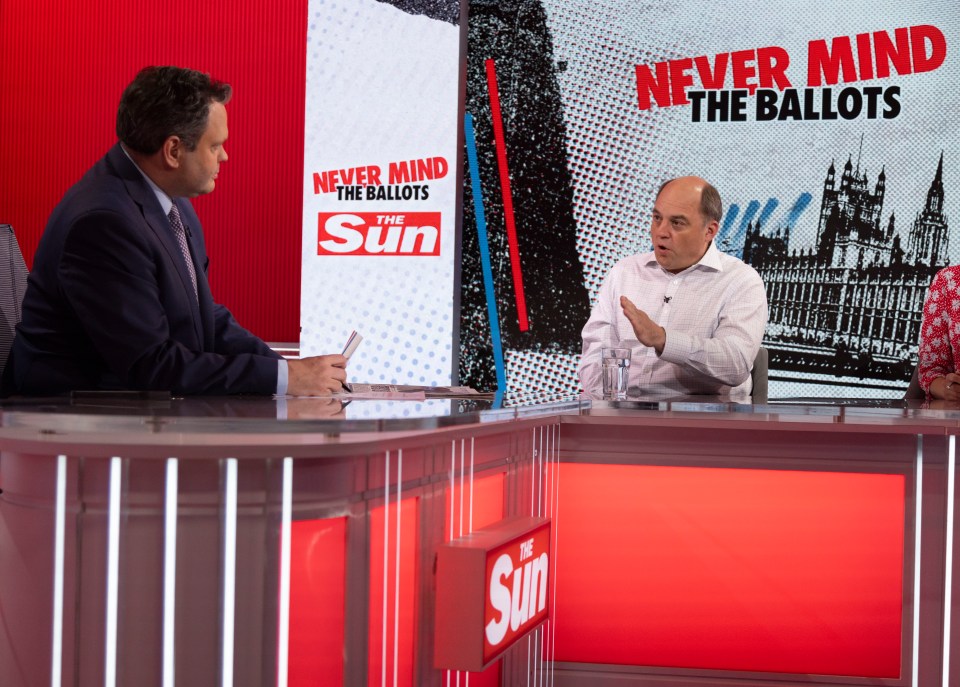 He appeared on The Sun's Never Mind The Ballots show this morning and blasted Labour's pledges on defence spending