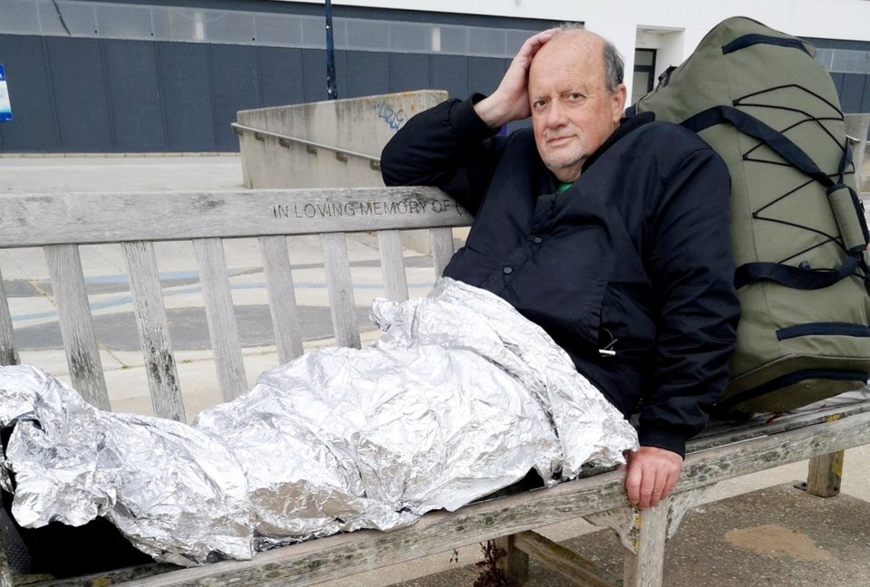 Gary Evans, 65, has been rough sleeping on the streets for the past six weeks