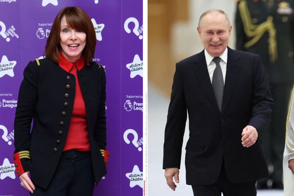 Kay Burley has admitted 'sliding into' Vladimir Putin’s DMs on Instagram after the Russian dictator 'liked' one of her posts