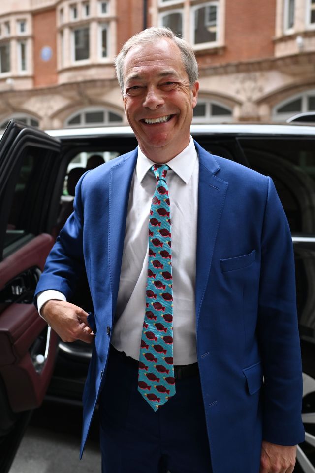 The PM also turned up the heat on Nigel Farage, who arrived at the Reform UK Economic Policy Launch today