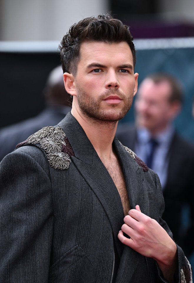 Luke arriving at the London Special Screening of Bridgerton Season 3 – Part Two