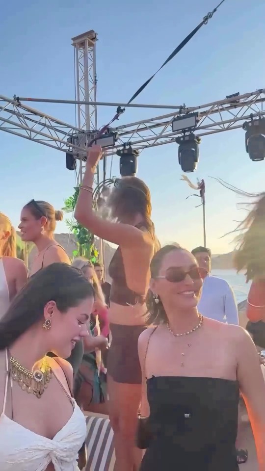 He captured scantily-clad females dancing at his DJ gig