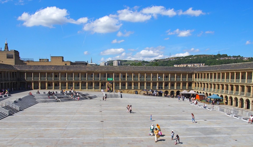 The Piece Hall in Halifax is used to host concerts and cultural events