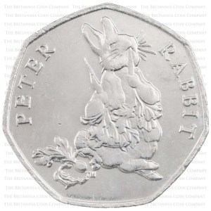 There are 1,400,000 of the Peter Rabbit 2018 50p circulating the UK