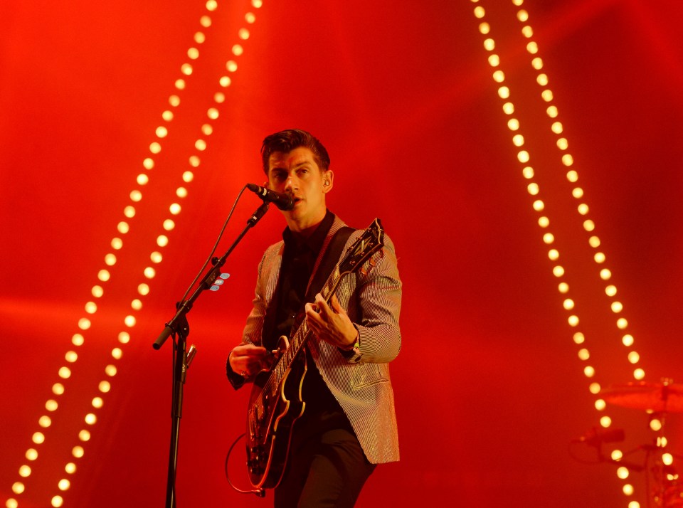 Alan said the Arctic Monkeys in 2013 were 'sheer excitement, energy and Alex Turner’s great songs'