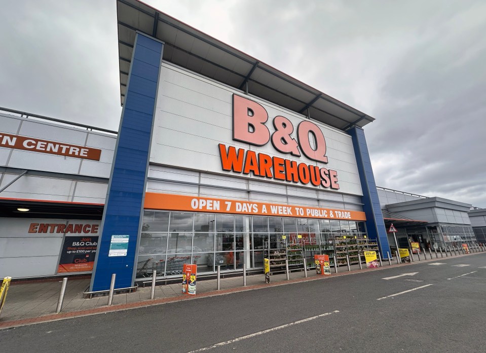 Police were not called but B&Q staff say bosses handed the actor a letter banning him from the store.