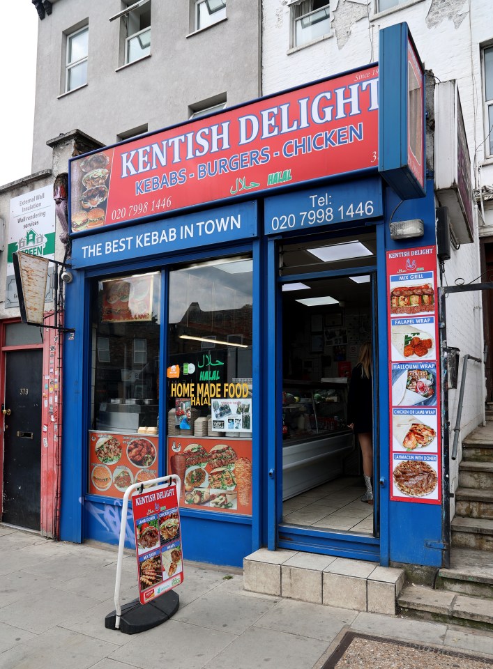 She has paid North London takeaway Kentish Delight £450 for the grub