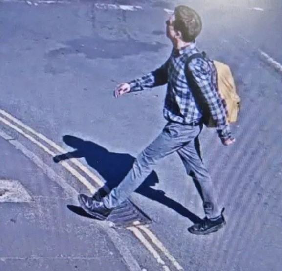 A CCTV snap of missing Anthony Hill