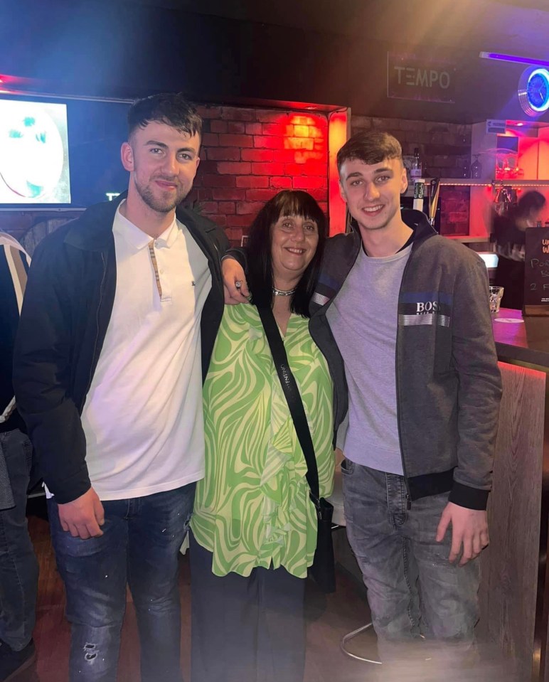 Jay Slater (right) pictured with his brother Zak and mum Debbie – who both flew out to the island after he went missing