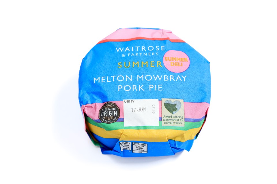 The Waitrose pork pie had a good combination of jelly and black pepper