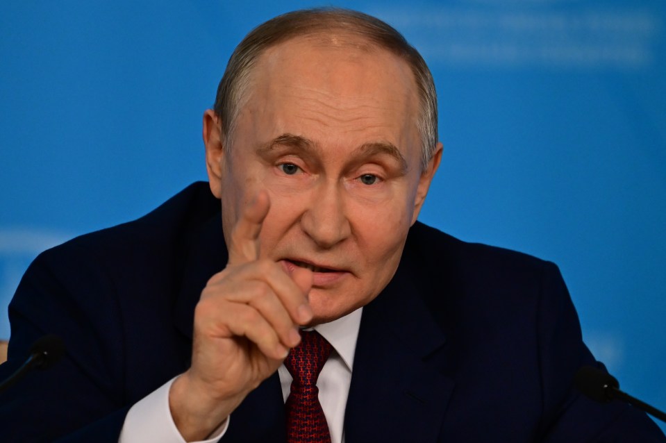 Vladimir Putin raged against the West and said the world has reached the 'point of no return' as he laid out his ceasefire terms