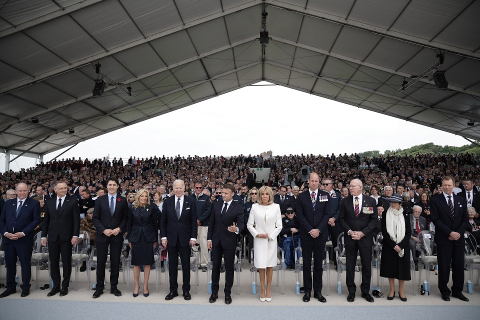 World leaders gathered to commemorate the 80th anniversary of the D-Day landings in 1944