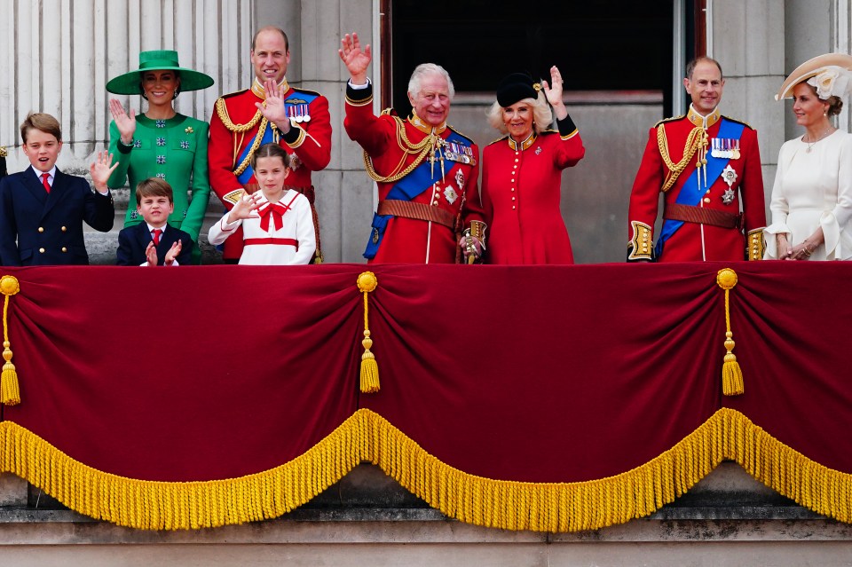 Last year, Prince William was stood next to his father on the Buckingham Palace balcony