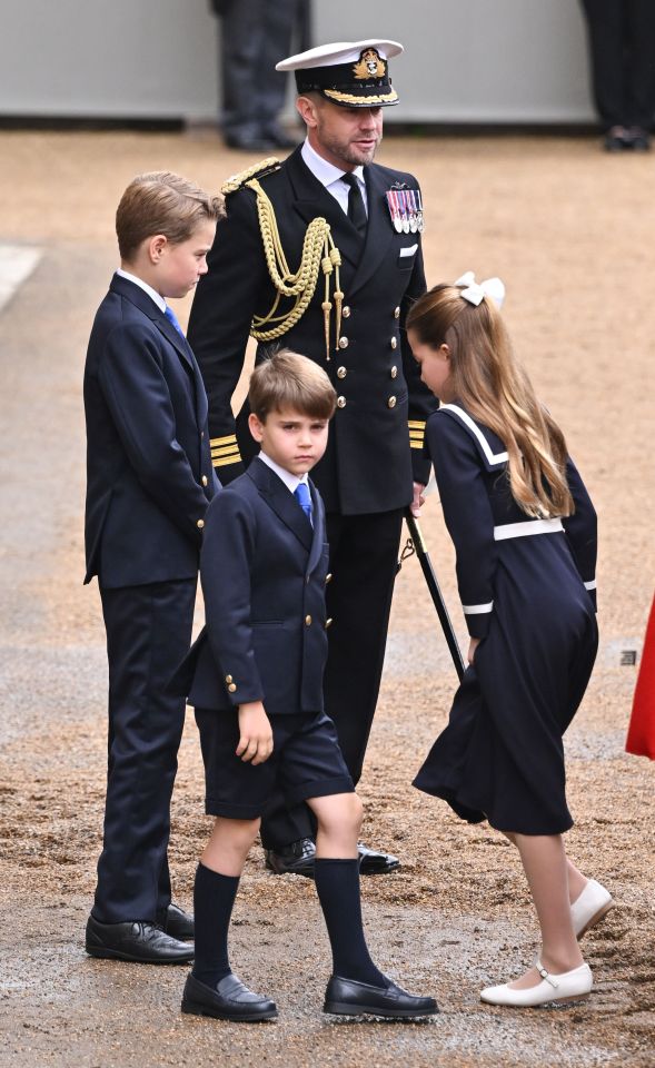 She had been seen chatting to and joking with her youngsters all morning