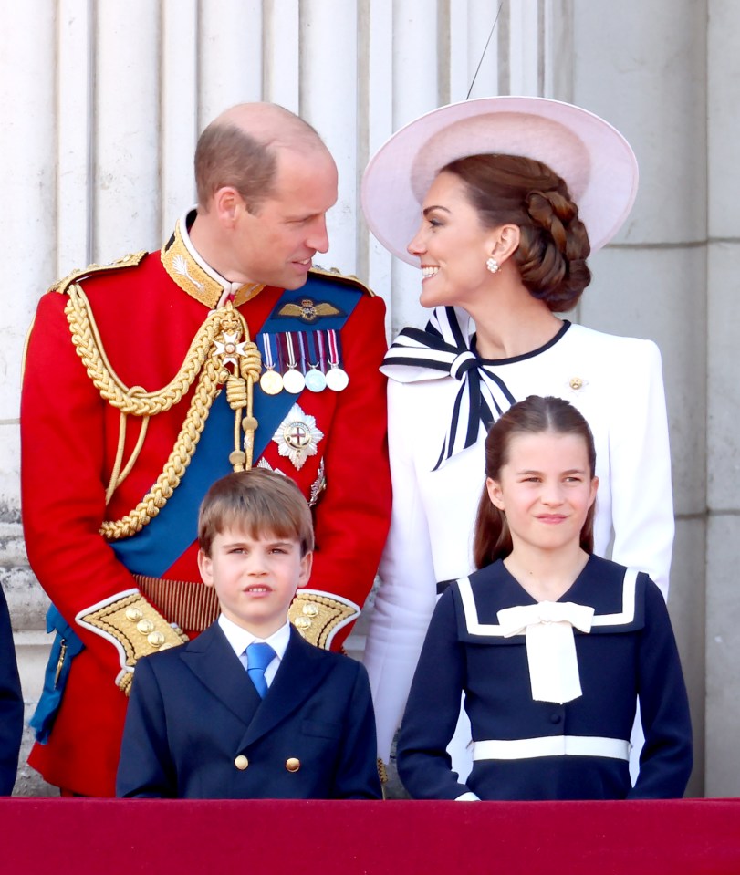 Charlotte joined her family on Buckingham Palace balcony