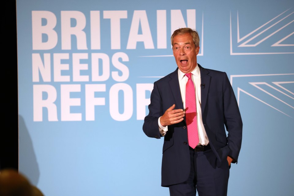 But he ruled out voting Reform after Nigel Farage said the West provoked the war in Ukraine