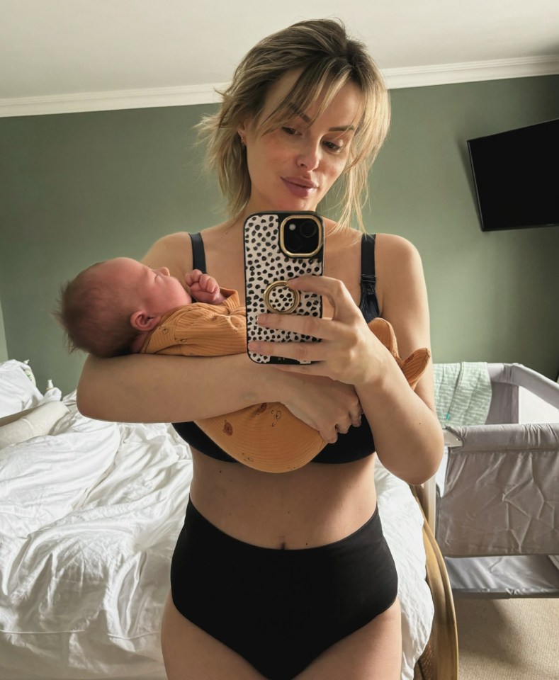 Rhian Sugden recently revealed the name of her adorable baby boy, George