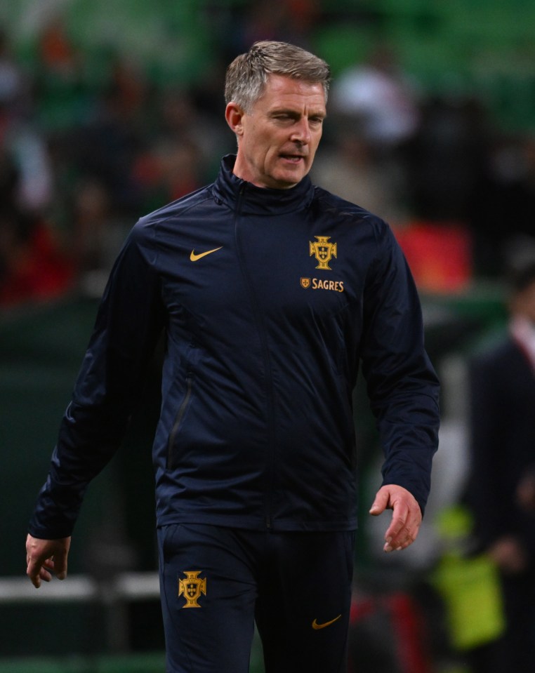 Richard Evans is a key part of Portugal's backroom team