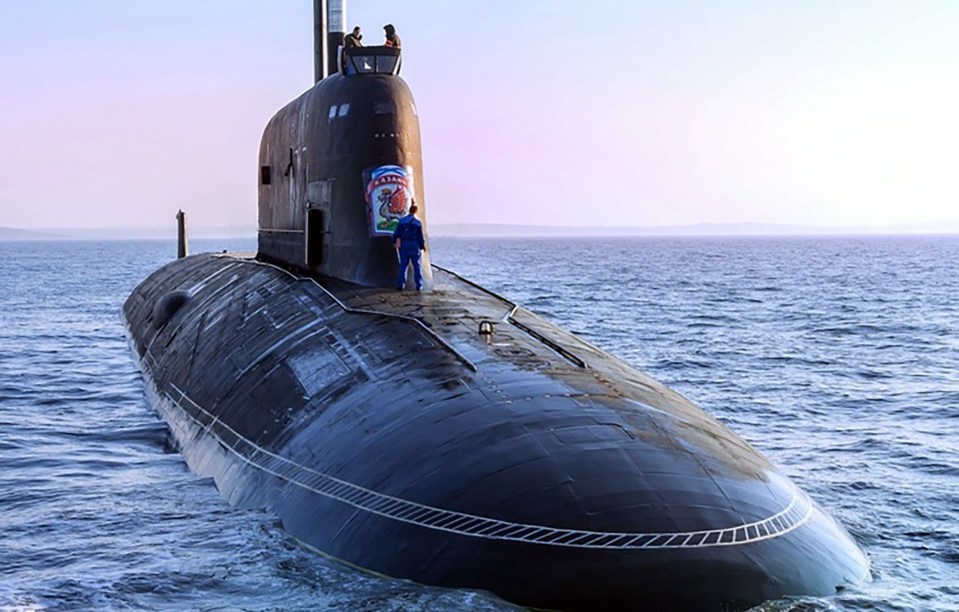 Russian pro-war Telegram channels have already boasted that the Kazan submarine has ‘guided missile weapons’ on board