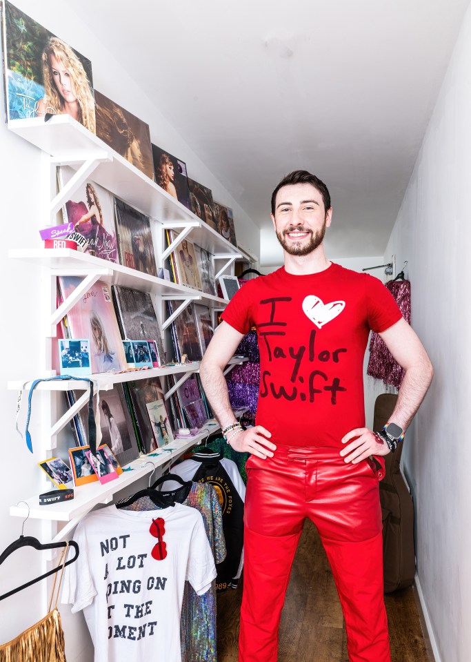 Ryan Hetherington has spent at least £10,000 being Taylor Swift's superfan