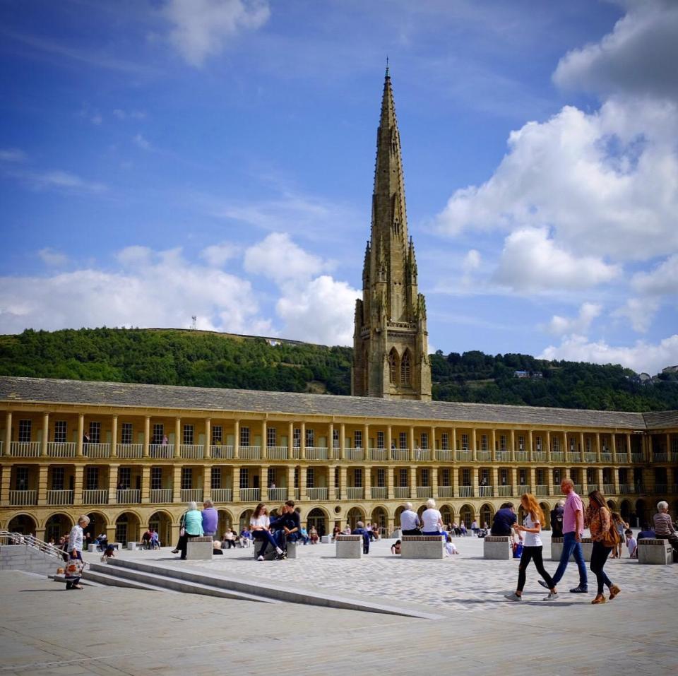 The Piece Hall in Halifax is used to host concerts and cultural events