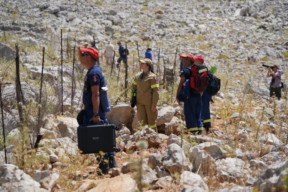 Rescuers scouring the mountains today for any trace of Mosley