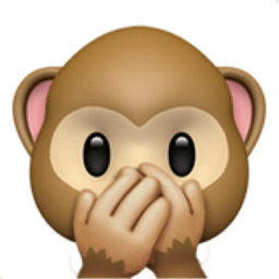 The speak no evil emoji is used to show shock or surprise