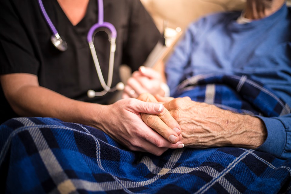 Around one in five elderly hospital patients are frail and need extra help to stay out of hospital (stock image)