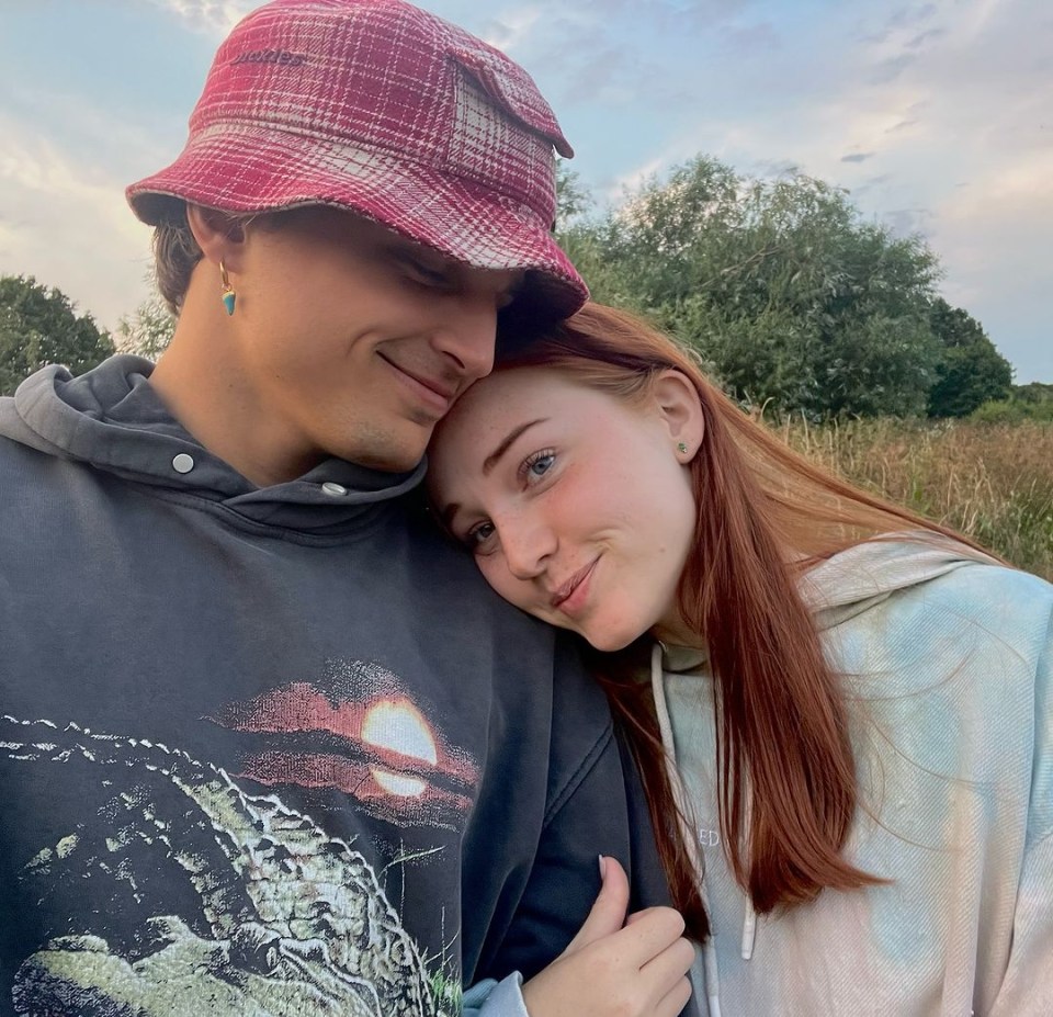 Nikita Kuzmin shared some pictures of his girlfriend to celebrate their first anniversary