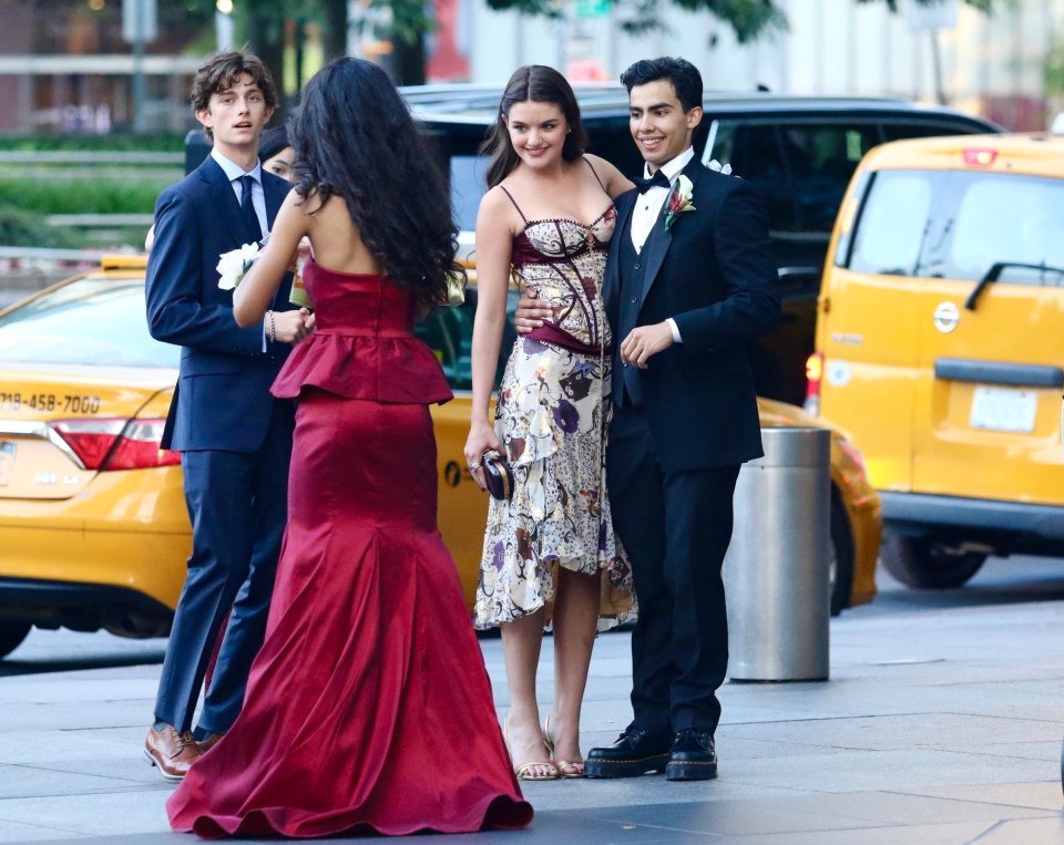 Teen Suri with her prom date Toby Cohen