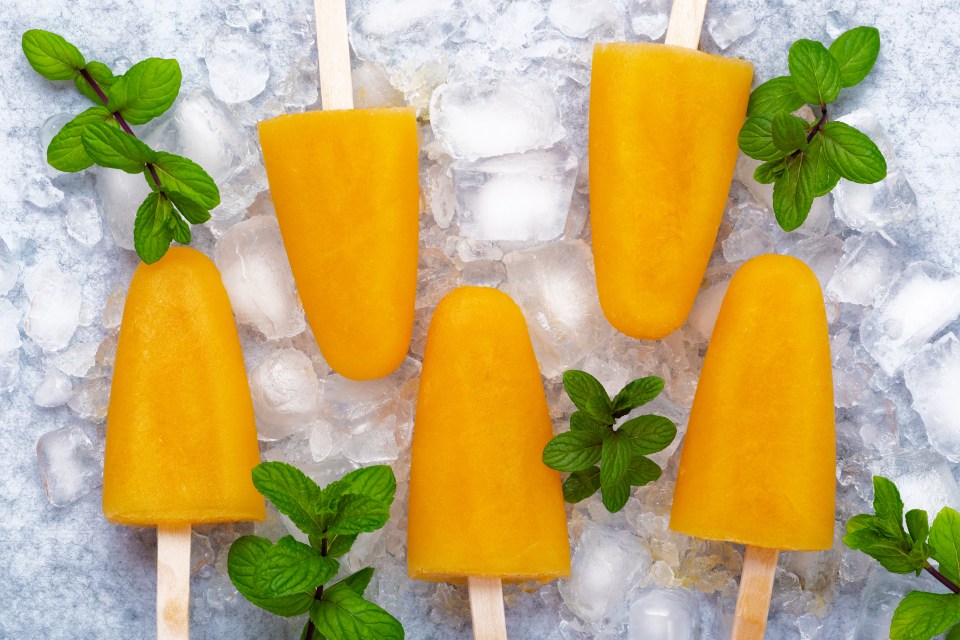 Making homemade ice lollies can also be a brilliant way to keep kids cool - if they're over 12 months old