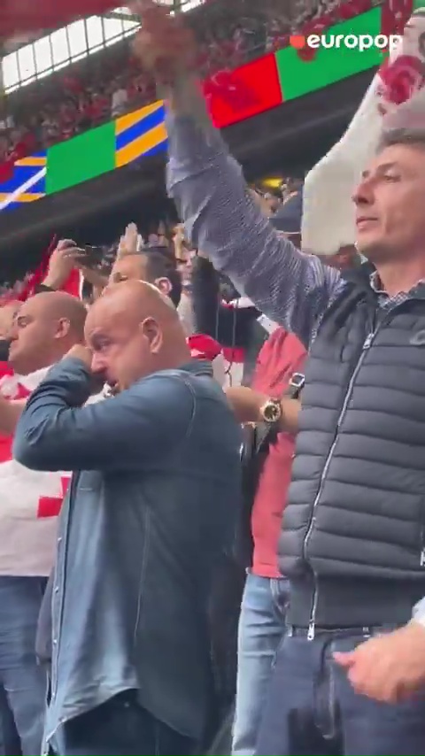 Ketsbaia wiped away tears as during the national anthem as he sat with Shota Arveladze