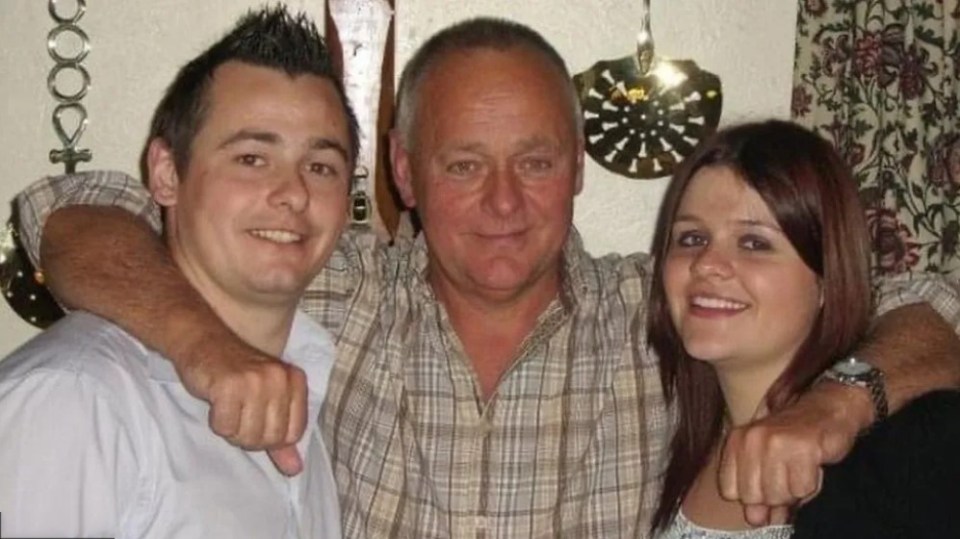 John Tossell (centre) vanished into thin air on Zakynthos in 2019 - his son (left) has warned Mosley's family not to give up